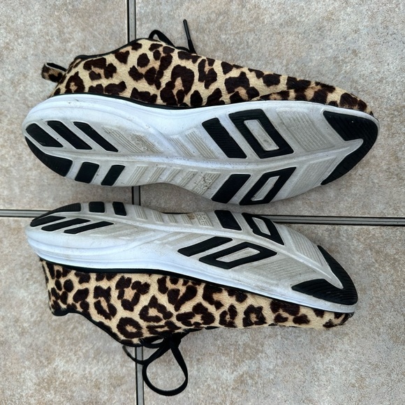 APL Athletic Propulsion Labs Iconic Pro Leopard Print Calf Hair Sneakers - Picture 12 of 15